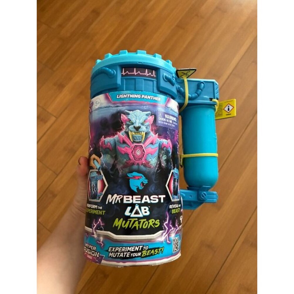 MrBeast Lab Mutators Lightning Panther Hyper Fusion Action Figure Toy
